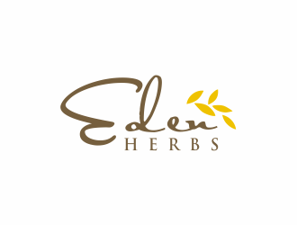 Eden Herbs logo design by haidar