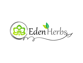 Eden Herbs logo design by ROSHTEIN