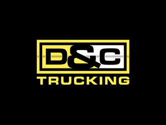 D&C Trucking logo design by alby