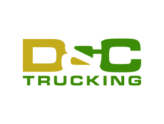 D&C Trucking logo design by BlessedArt