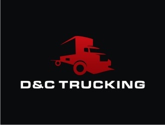 D&C Trucking logo design by sabyan