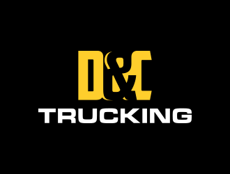 D&C Trucking logo design by lexipej