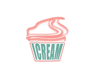 icream (need logo) logo design by bougalla005
