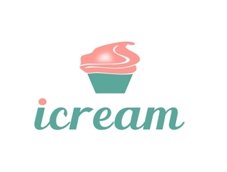 icream (need logo) logo design by bougalla005