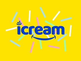 icream (need logo) logo design by sakarep