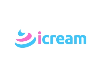 icream (need logo) logo design by sakarep