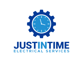 Just In Time Electrical Services logo design by lexipej