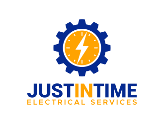 Just In Time Electrical Services logo design by lexipej