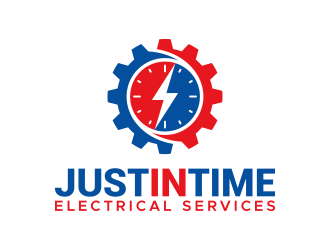 Just In Time Electrical Services logo design by lexipej
