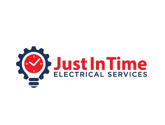 Just In Time Electrical Services logo design by Foxcody