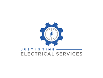 Just In Time Electrical Services logo design by checx