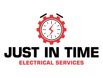 Just In Time Electrical Services logo design by cikiyunn