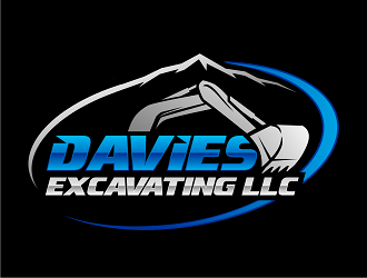 Davies Excavating LLC logo design by haze