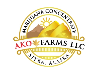 AKO FARMS LLC logo design by Cyds