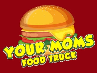 Your Moms Food Truck logo design by AYATA