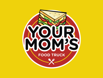 Your Moms Food Truck logo design by logolady