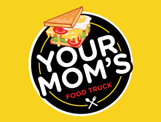 Your Moms Food Truck logo design by logolady