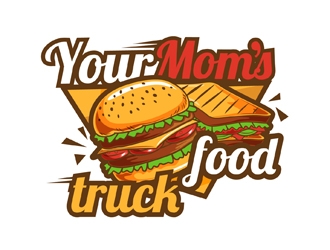 Your Moms Food Truck logo design by DreamLogoDesign