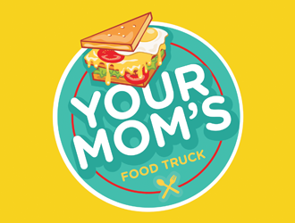Your Moms Food Truck logo design by logolady