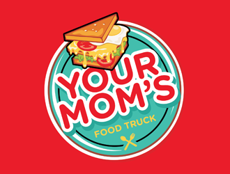 Your Moms Food Truck logo design by logolady