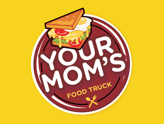 Your Moms Food Truck logo design by logolady