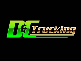 D&C Trucking logo design by DreamLogoDesign