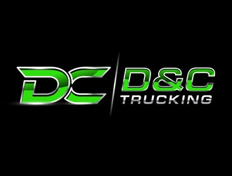D&C Trucking logo design by DreamLogoDesign