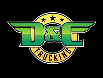 D&C Trucking logo design by DreamLogoDesign