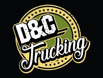 D&C Trucking logo design by Suvendu