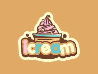 icream (need logo) logo design by Remok