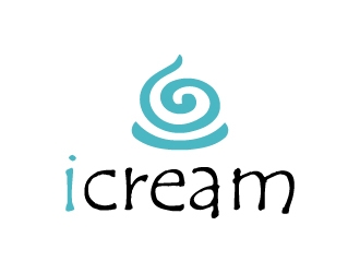 icream (need logo) logo design by createdesigns