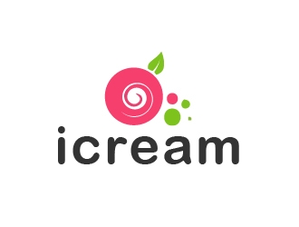 icream (need logo) logo design by createdesigns