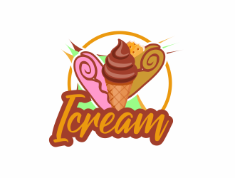 icream (need logo) logo design by ROSHTEIN