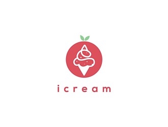 icream (need logo) logo design by shere
