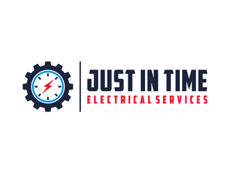 Just In Time Electrical Services logo design by alby