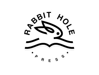 Rabbit Hole Press logo design by sanworks