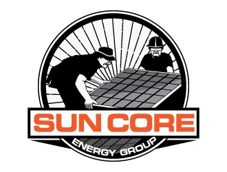 SunCore Energy Group logo design by Suvendu