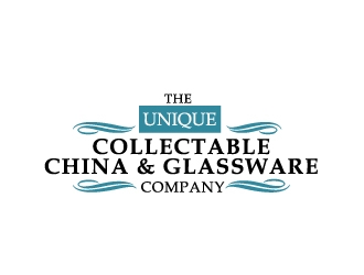 The Unique Collectable China & Glassware Company logo design by Foxcody