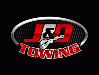 J&D Towing logo design by lestatic22