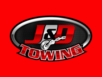 J&D Towing logo design by lestatic22