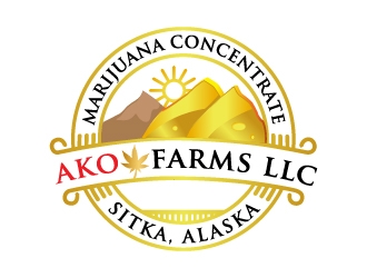 AKO FARMS LLC logo design by Cyds