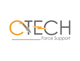 CTECH Force Support logo design by ROSHTEIN
