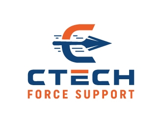 CTECH Force Support logo design by akilis13