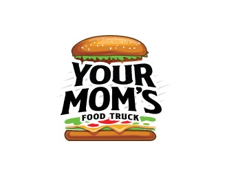 Your Moms Food Truck logo design by sanworks