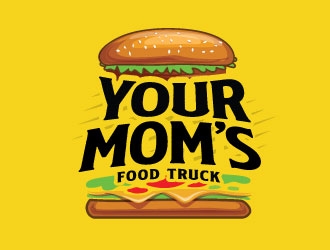 Your Moms Food Truck logo design by sanworks