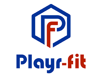 Playr-fit logo design by zeta
