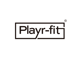 Playr-fit logo design by enzidesign