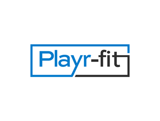 Playr-fit logo design by enzidesign