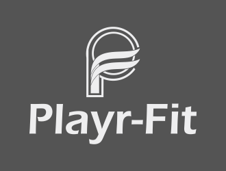 Playr-fit logo design by Mahrein