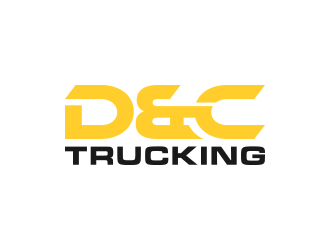 D&C Trucking logo design by lexipej
